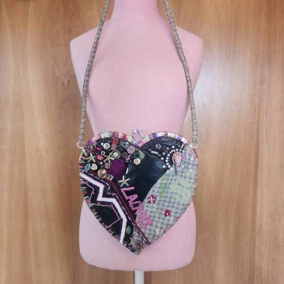 Christian Lacroix Bazar Heart Bag! Vintage! Rare! - Picture 2 of 12